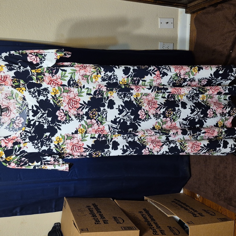 Nina Leonard floral dress